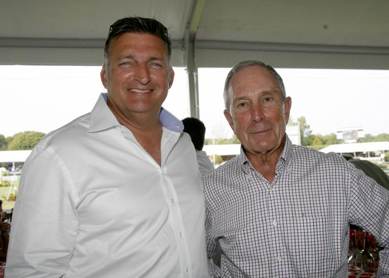 Southampton Village Mayor Mark Epley and former NYC Mayor Michael Bloomberg