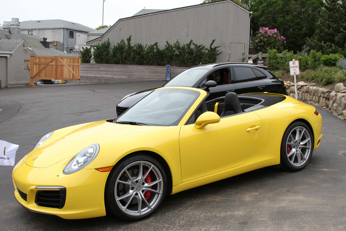 Fashion Collective guests could test drive a new Porsche