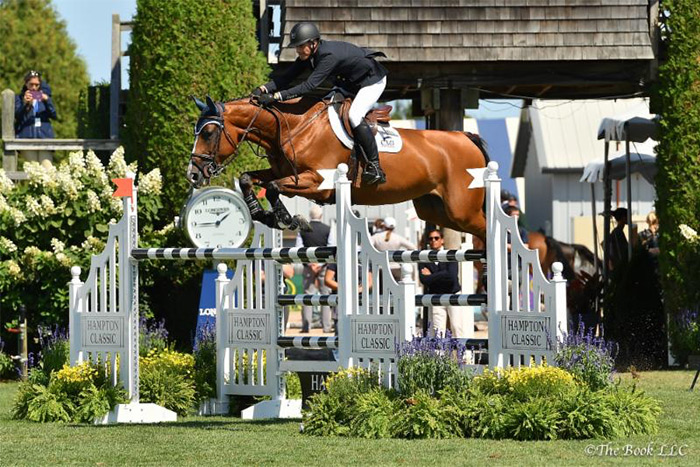 Charlie Jacobs on Cassinja S at 2016 Hampton Classic Grand Prix