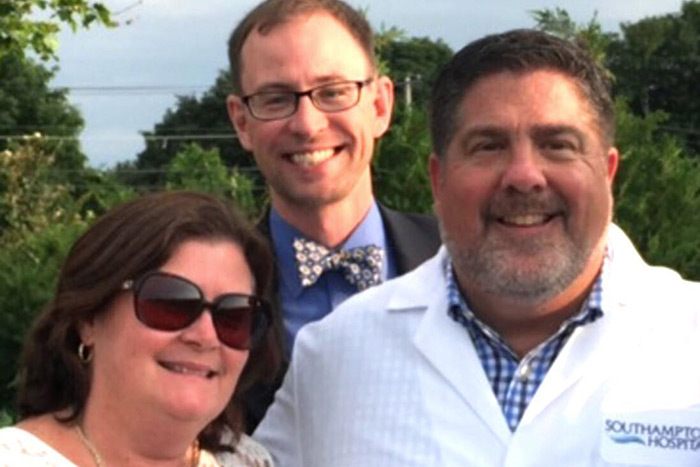 Dr. Shawn Cannon with staff
