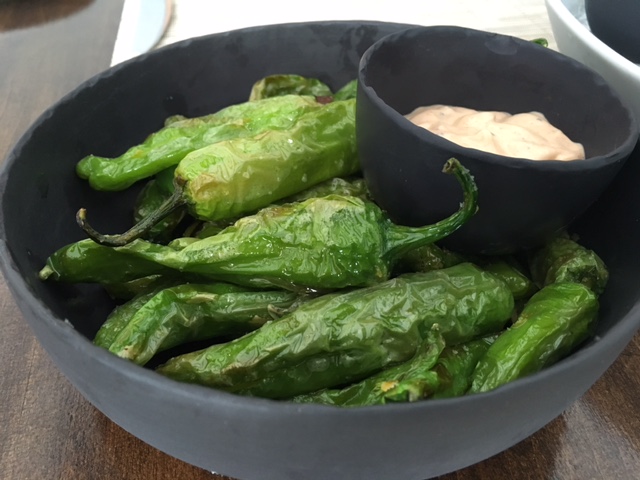 Oreya’s Blistered Shishito Peppers