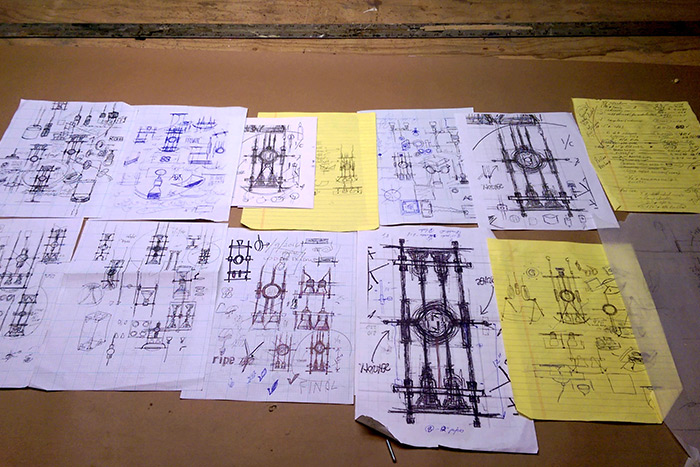 Art Donovan sketches