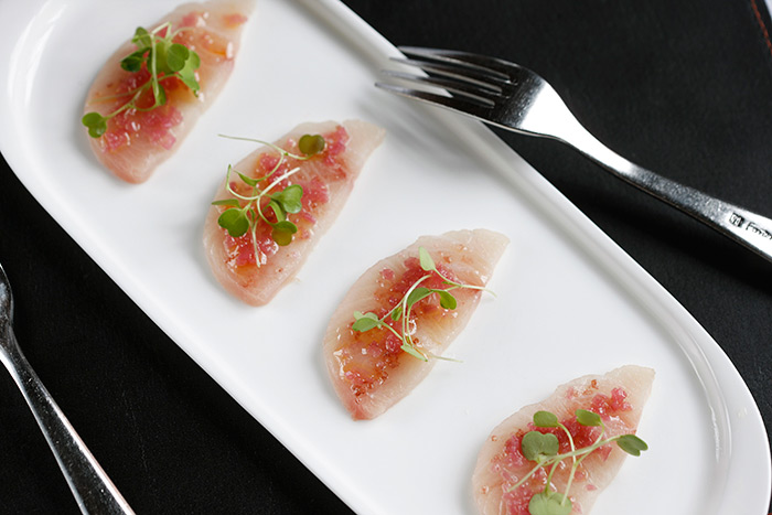 Scarpetta Beach Yellowtail Crudo