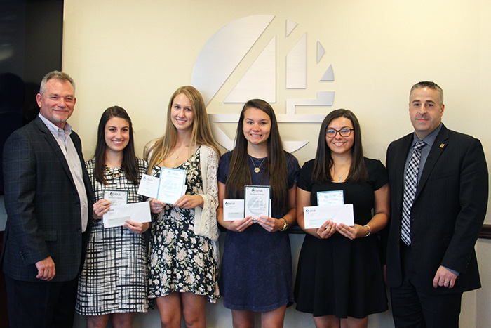 Students accept BNB scholarships in Hauppauge