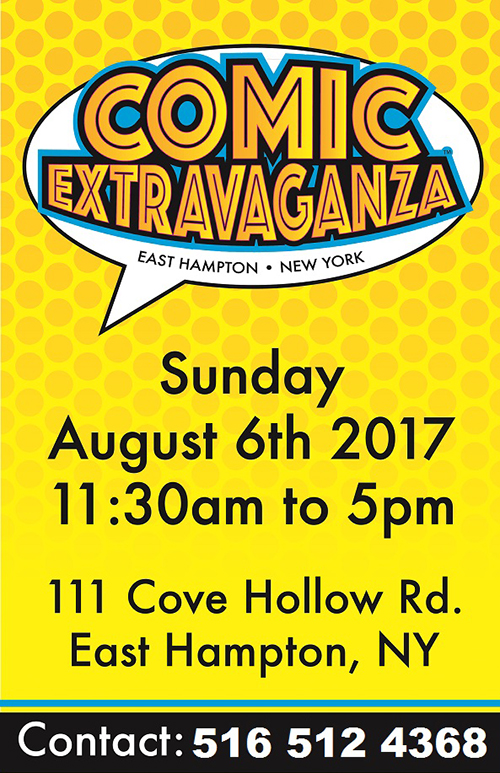 Comic Extravanganza poster 2017