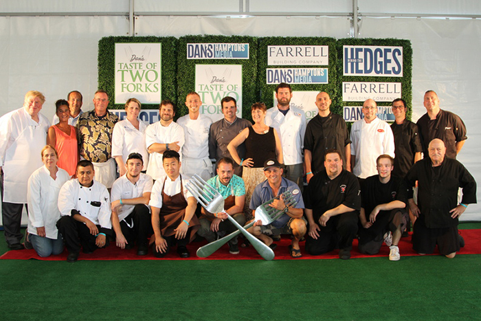 Dan's Taste of Two Forks chefs assemble