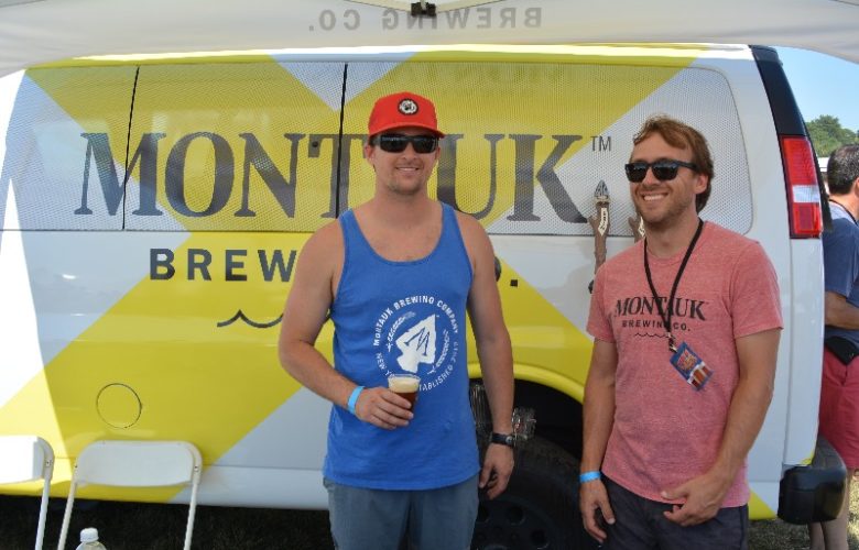 Brewer and CMO Vaughan Cutillo and brewmaster Eric Moss of Montauk Brewing Company.