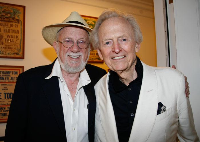 Dan's Papers founder Dan Rattiner and author Tom Wolfe
