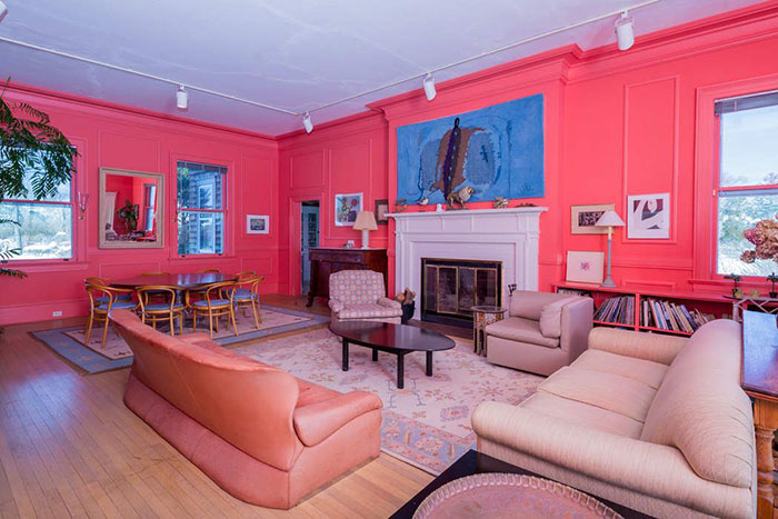 Quimby Lane's one of two living rooms