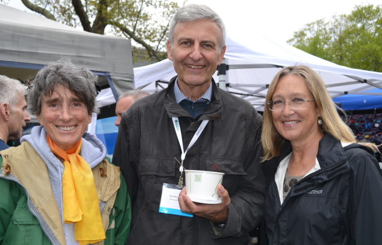 East Hampton Chair - Energy Committee - Linda B. James, Gordian Raacke and Suffolk County Legislator, Bridget Fleming