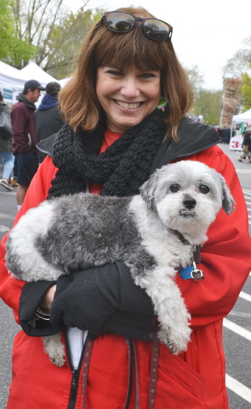 Vivian Daddino holding Sarah Goldberg