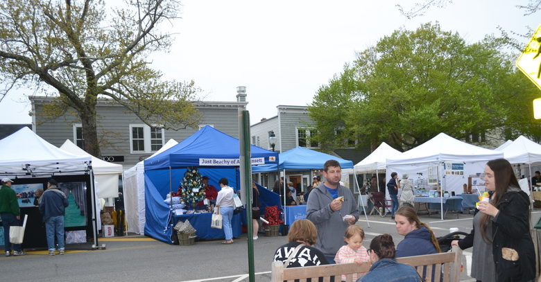 East Hampton's 2nd Annual Spring Street Fair.