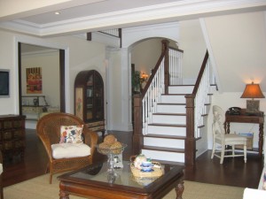 Mixing Wood Finishes and Furniture for a collected look in your Hamptons home