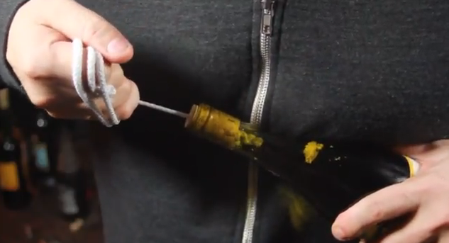How to open a wine bottle without a corkscrew—Household Hacker