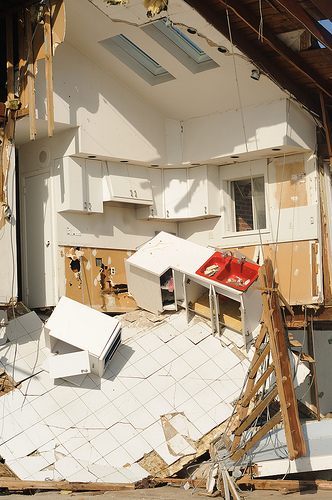 Breezy Point Interior Home Randy Lemoine One of many destroyed homes in Breezy Point