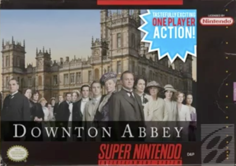Downton Abbey SNES game cover