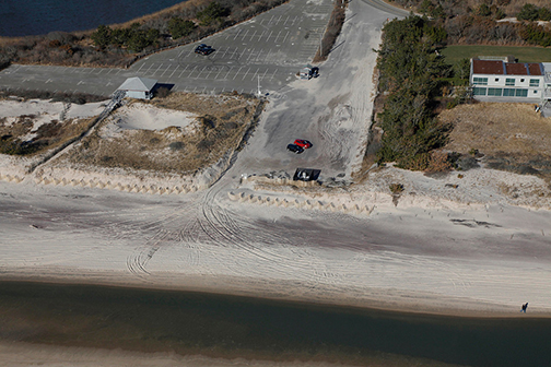 Aerial shot of Flying Point from Jan 10 2013