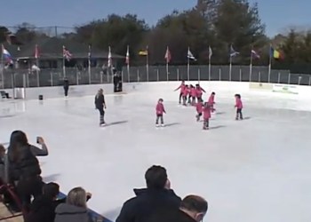 Junior Figure Skating Exhibition video still shot at Buckskill Winter Club in East Hampton in 2011