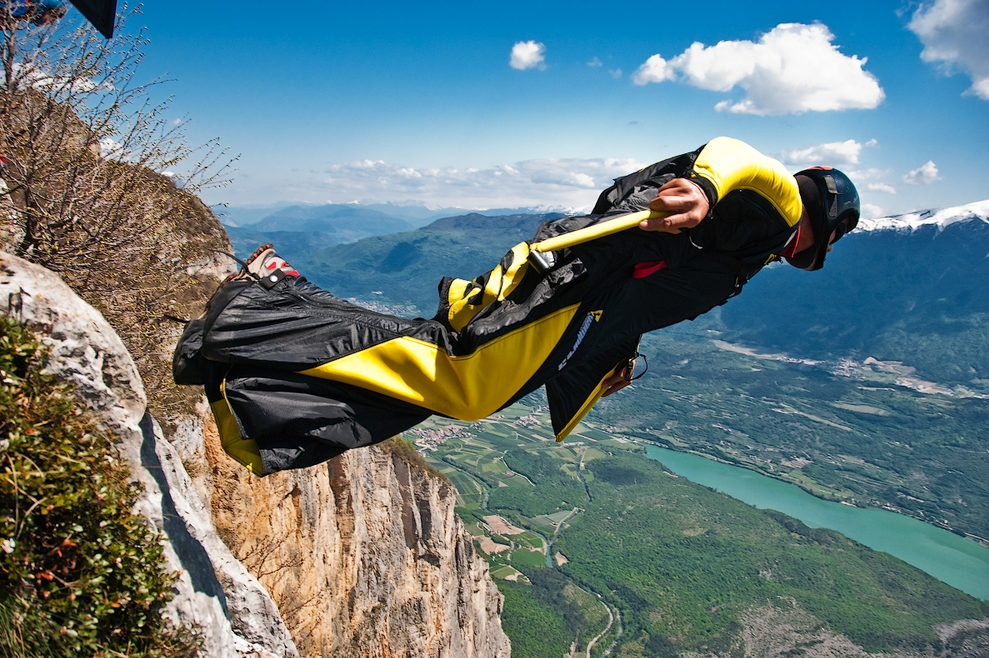 Wingsuit video still