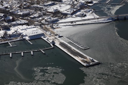 Long Wharf after Blizzard during HarborFrost.