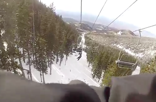 Chairlift Fail