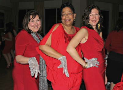 RedDressDinner-small CarolLoriMelissaRedDressDinner
