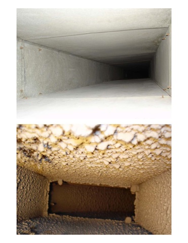 Cunningham Ductwork Before & After