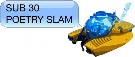 SUB30 slam Logo Sub 30 poetry slam Logo