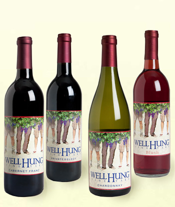 classy Well Hung Vineyard bottles Well Hung Vineyard bottles