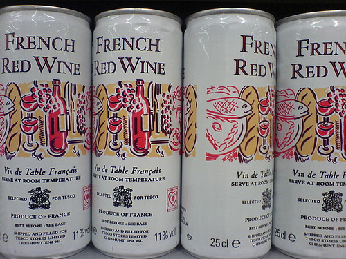 classy wine in a can Martin Deutsch French Red Wine