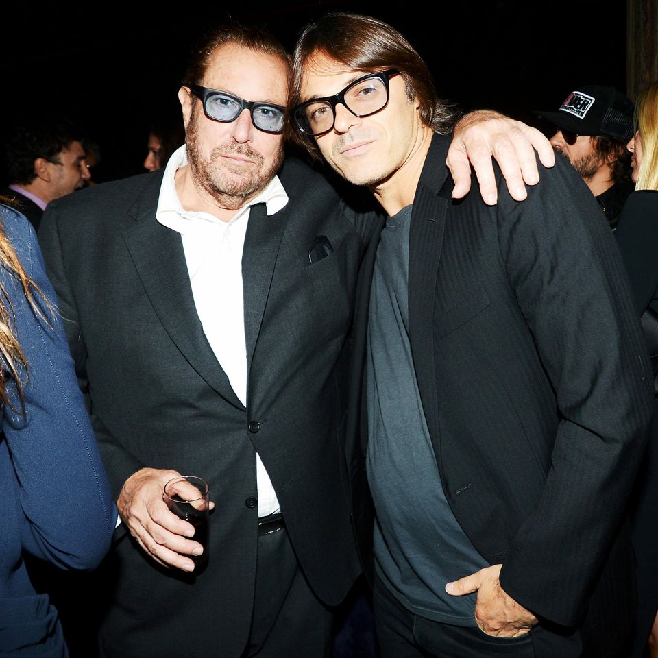 Julian Schnabel and Mario Sorrenti Julian Schnabel and Mario Sorrenti