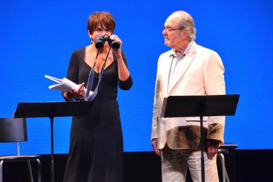 Mercedes Ruehl and Harris Yulin.