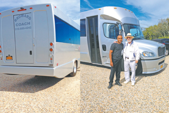 Driver Rene Leonard and Tour Guide Dan Rattiner