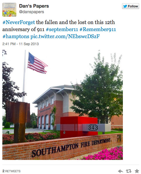 Dan's 911 tweet