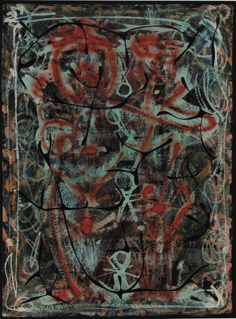 Alfonso Ossorio - Couple and Progeny, 1951, full frame