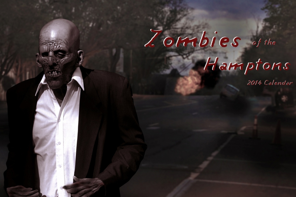 Zombies of the Hamptons 2014 Calendar by Dell Cullum