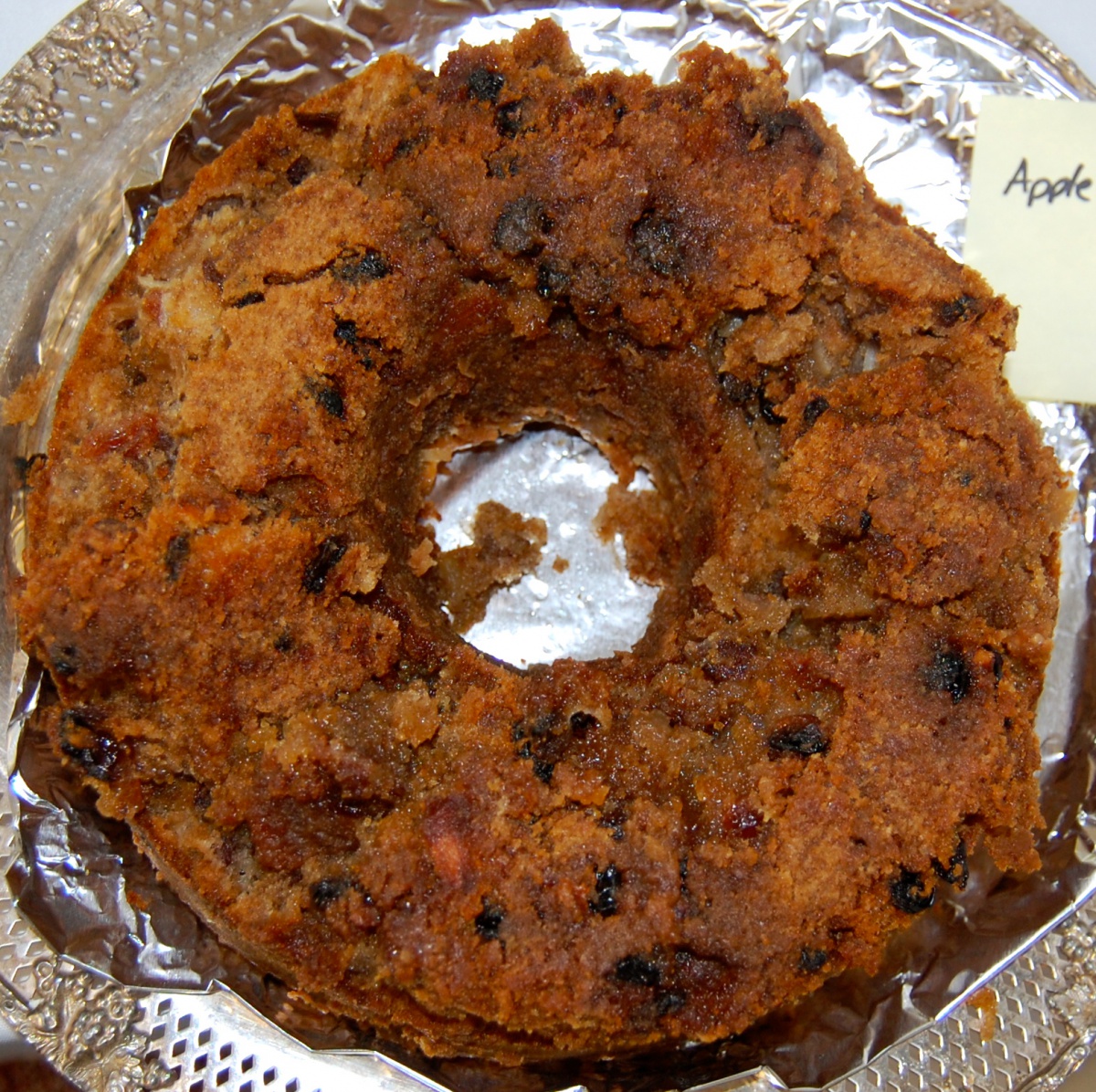 Apple "cat food" cake,