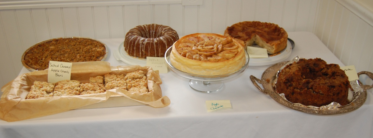 The entries in the Dan's Papers office apple bake-off.