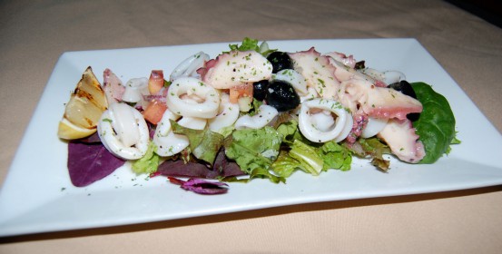 Mermaid Salad with octopus