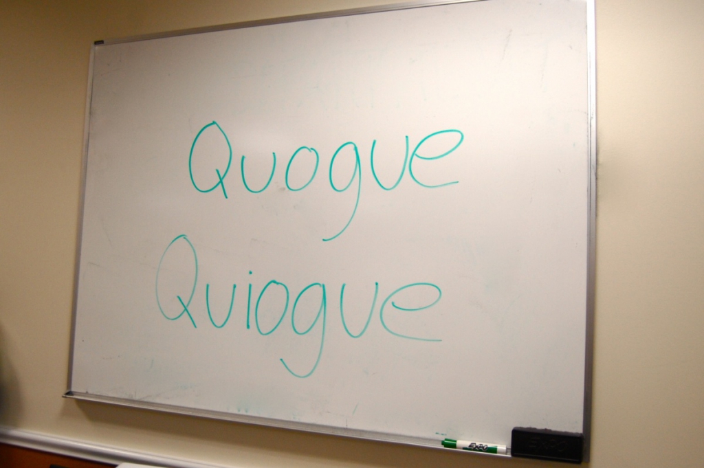 Quogue and Quiogue are two different places.