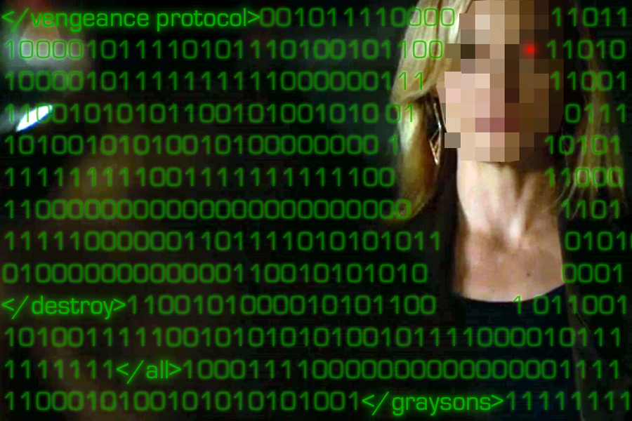 Who has returned to terminate the Grayson clan?