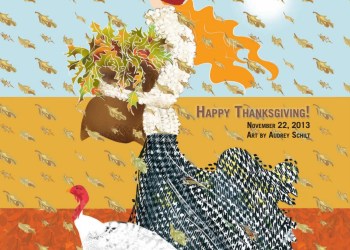 November 22, 2013 Dan's Papers cover art by Audrey Schilt for Thanksgiving