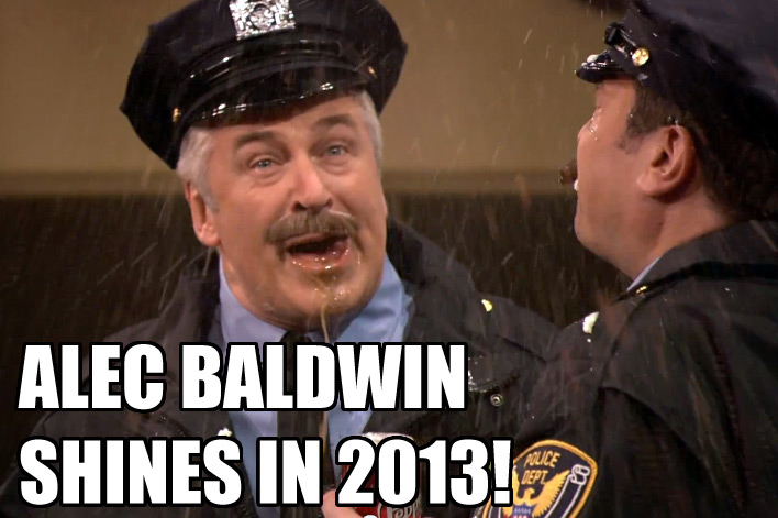 Alec Baldwin shines in 2013!