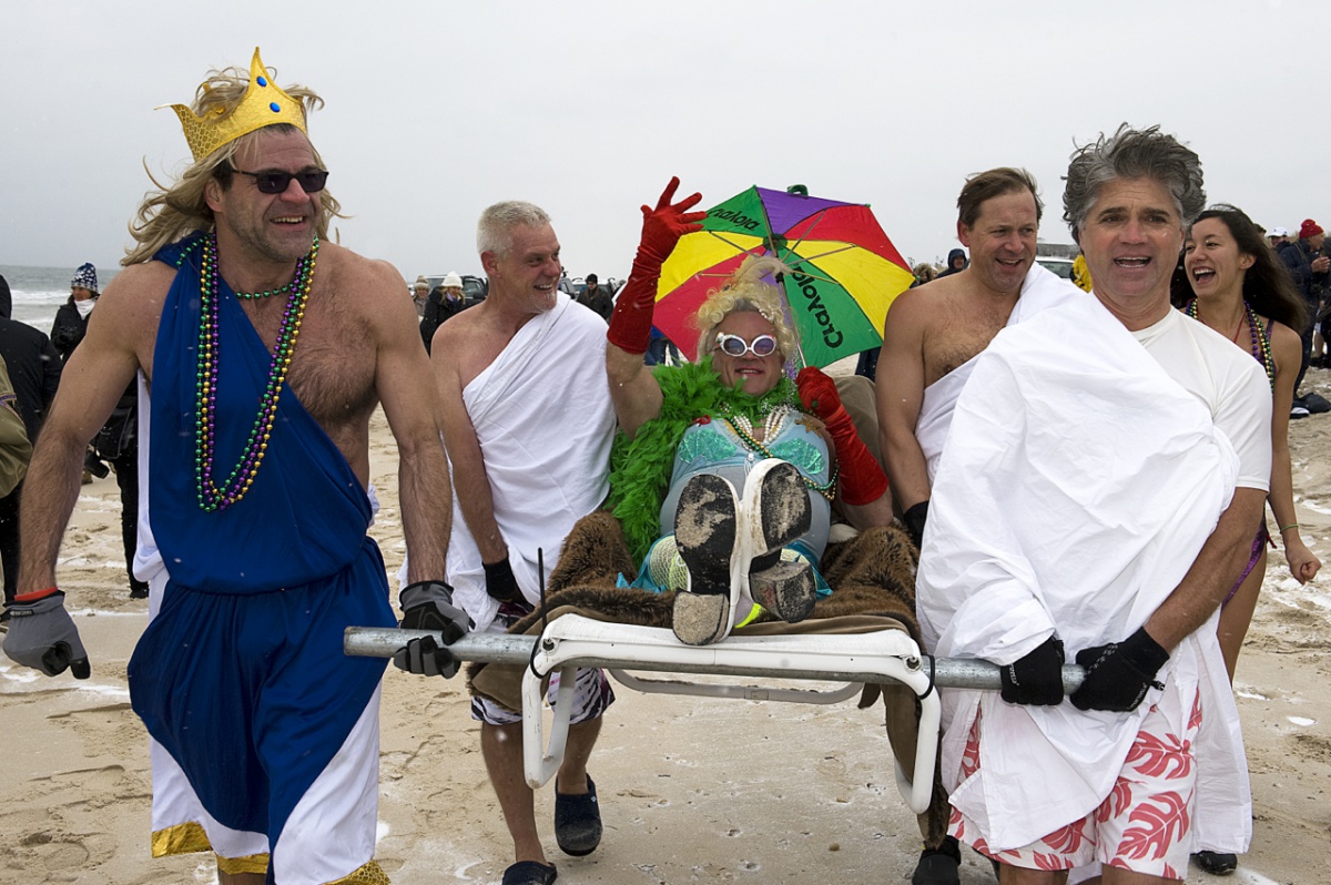 Coopers Beach Polar Bear Plunge 2013