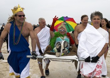 Coopers Beach Polar Bear Plunge 2013