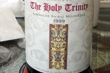 The Holy Trinity, Grenache Shiraz Mourvedre, Australia – 1999