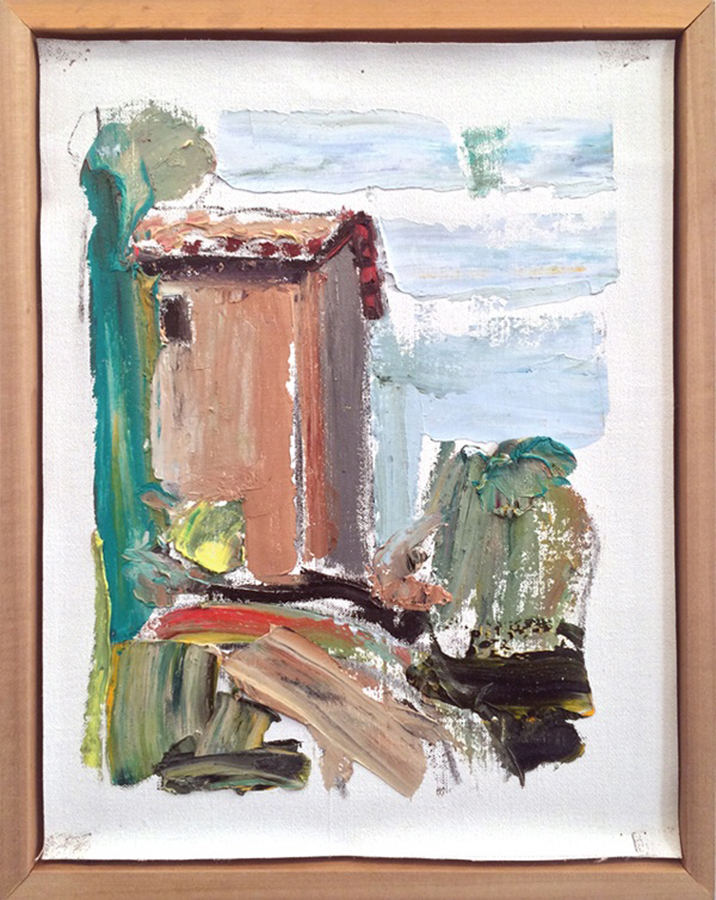 Darius Yektai - Church on Hill, 2013 from "Two Weeks in Umbria" at Tripoli Gallery