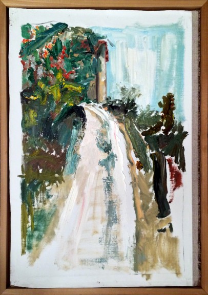 Darius Yektai - View Up the Hill, 2013 from "Two Weeks in Umbria" at Tripoli Gallery