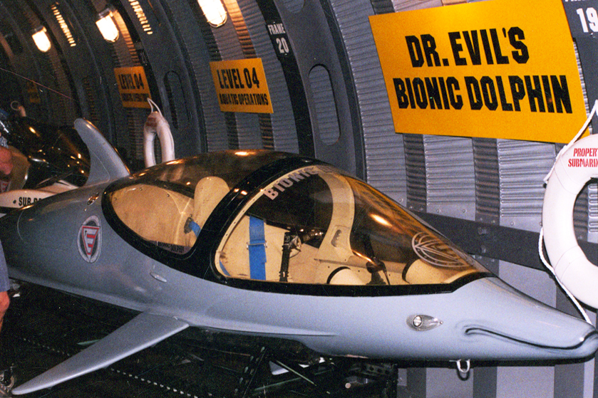 Dr. Evil's Bionic Dolphin Seabreacher