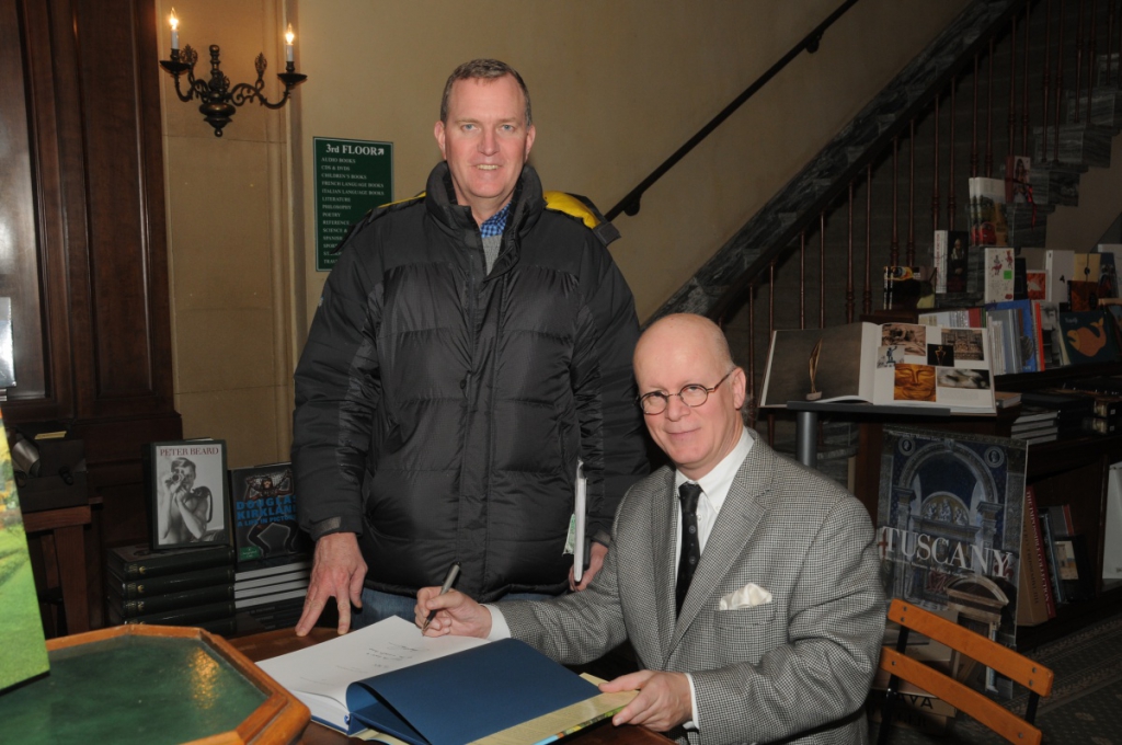 Architect Mark Mobley owns a signed copy of each edition